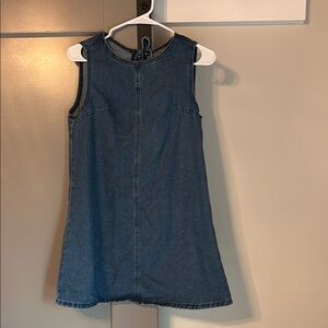 Sleeveless Denim Woman’s Dress